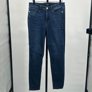 Judy Blue Beckley Mid Rise Skinny Jeans Dark Wash Size 11/30 Denim